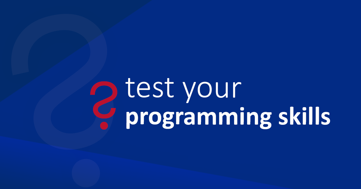 Test your programming skills | Lukáš Mešťan